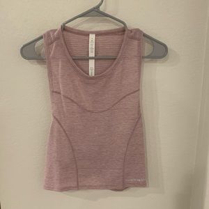 Lulu lemon pink tank top